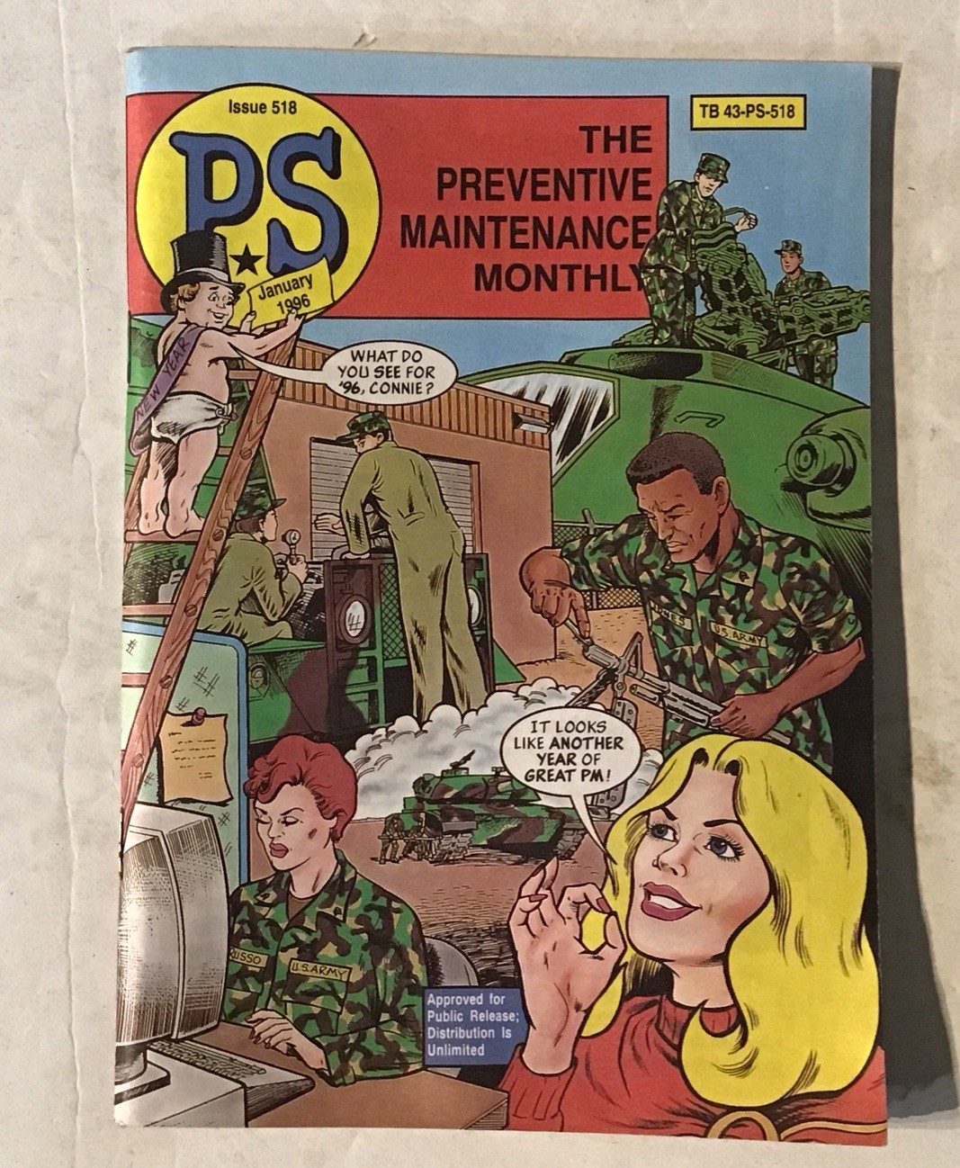 PS Magazine – The Preventive Maintenance Monthly VTG # 518 Jan 1996 US Army
