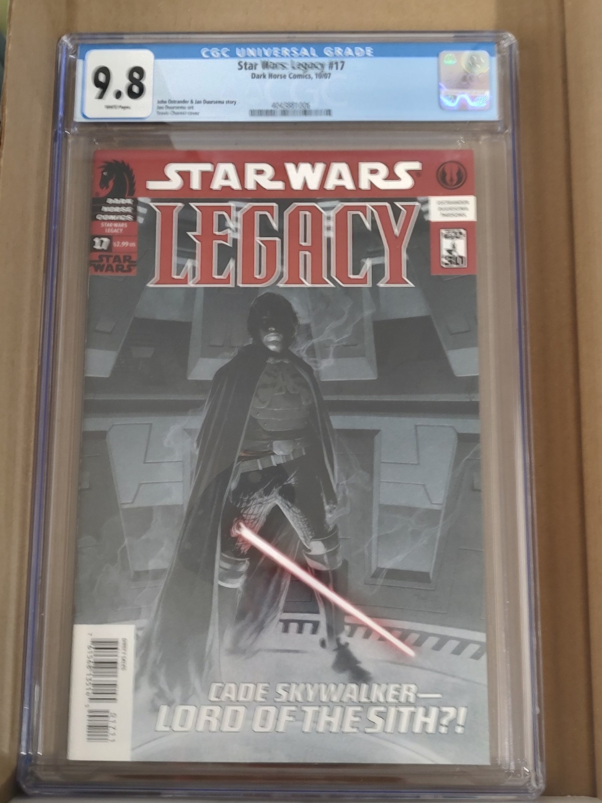 Star Wars: Legacy #17, CGC Graded 9.8, 18 Years Old!!! FREE SHIPPING!!!