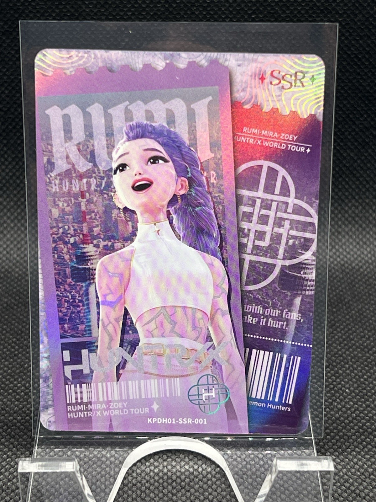 KPop Demon Hunters Card Lot 5 Holo SR/SSR Rumi Mira Zoey KPDH01