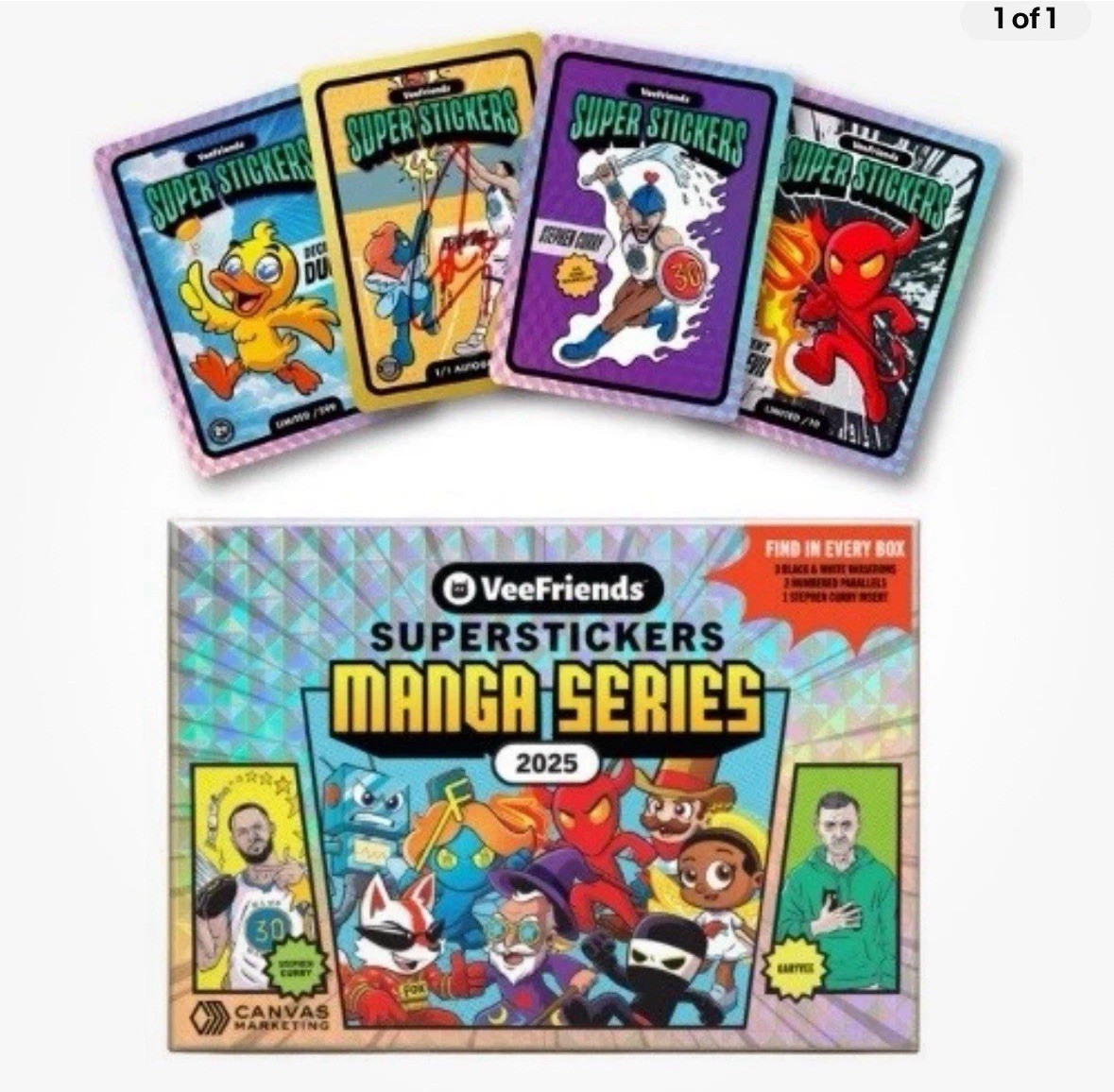 VeeFriends Super Stickers: Manga Series 12-Box Case – Factory Sealed