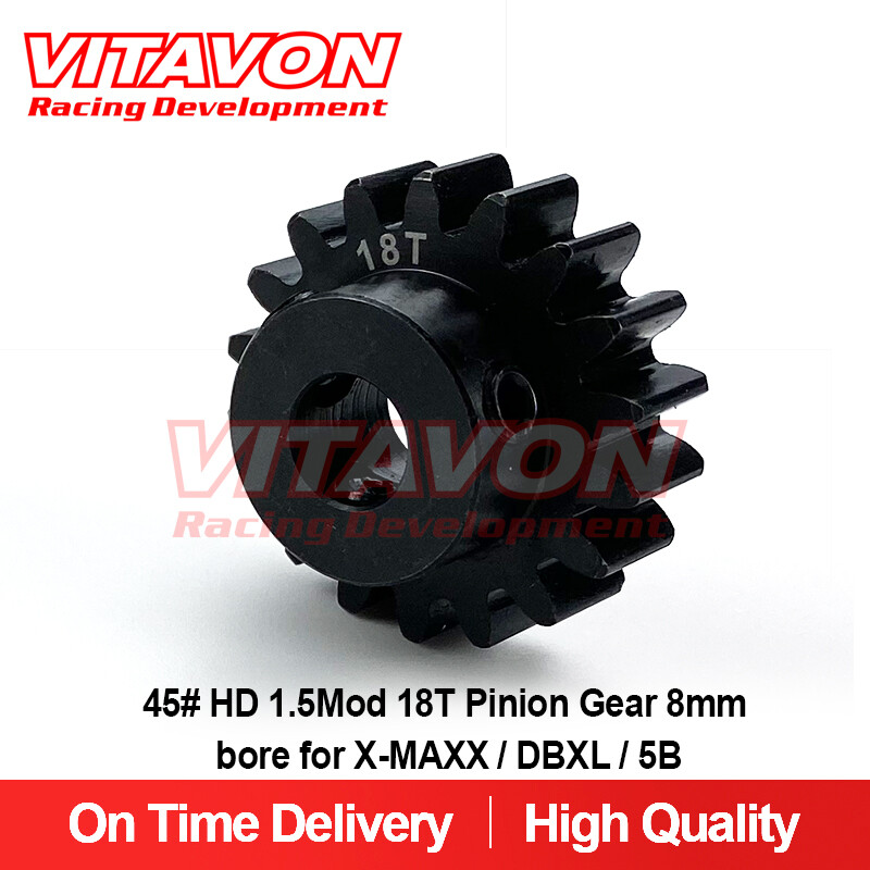 VITAVON HD #45 Pinion Gear 1.5Mod 8mm Bore For X-MAXX/DBXL/5B