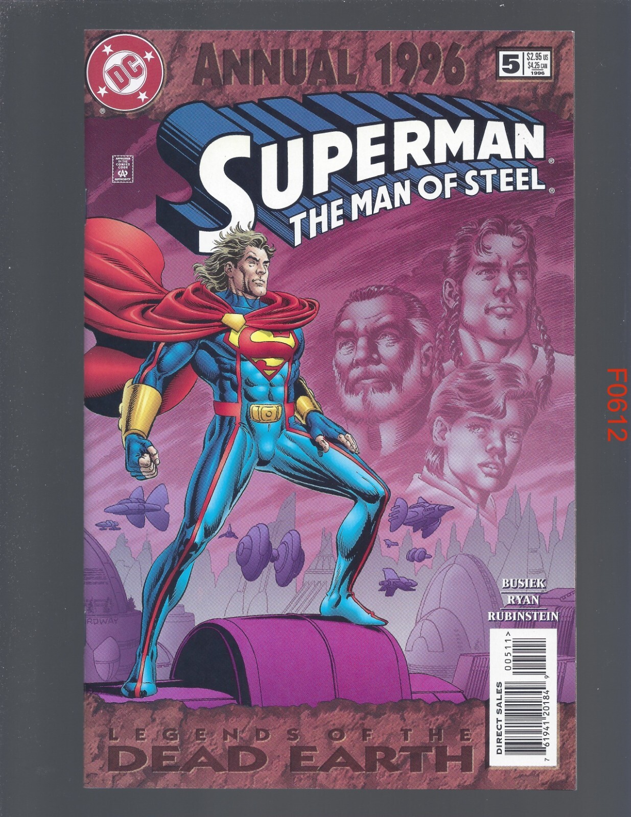 Superman The Man of Steel #5 VF/NM 1991 Annual DC f0612