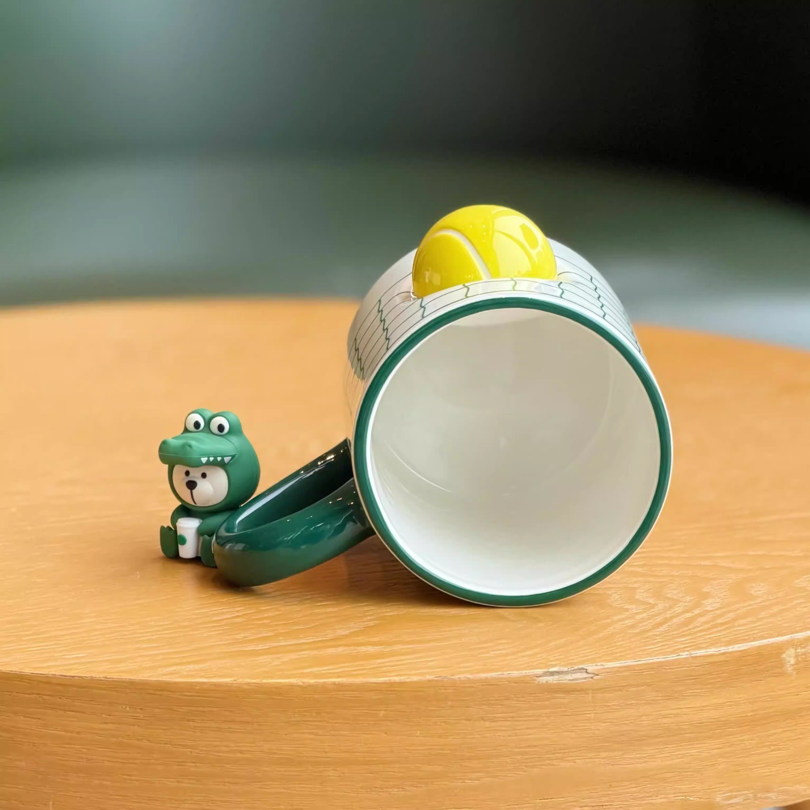New 2026 China Starbucks X LACOSTE Tennis Sport Style 12oz Ceramic Mug