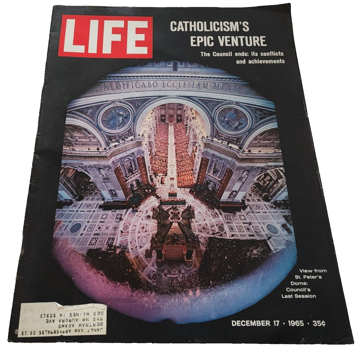 December 17, 1965 LIFE Magazine Dante Ads Ad, 12/65 Old retro FREE SHIPPING 16