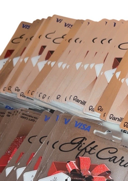 Empty Unloaded Gift Cards Large Mixed Lot Junk Journal Display Props 445 Cards
