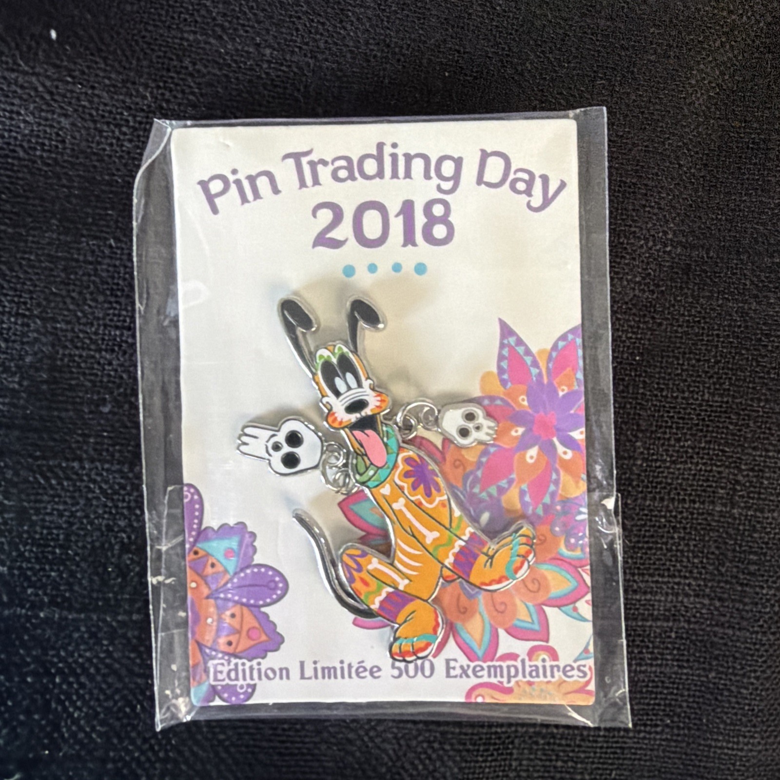 Disney Pin DLP Halloween Dia De Los Muertos Pluto Coco Disney Paris LE 500 Paris