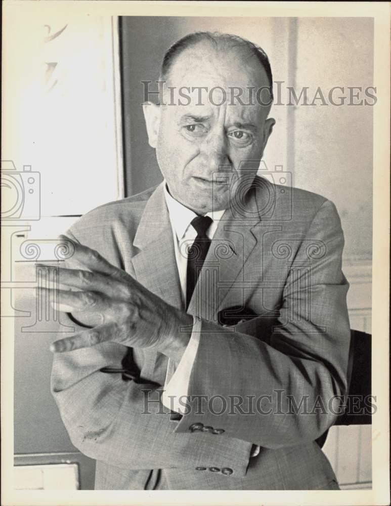 1968 Press Photo Lawyer H.R. Swink of Gaffney, South Carolina – lra43682