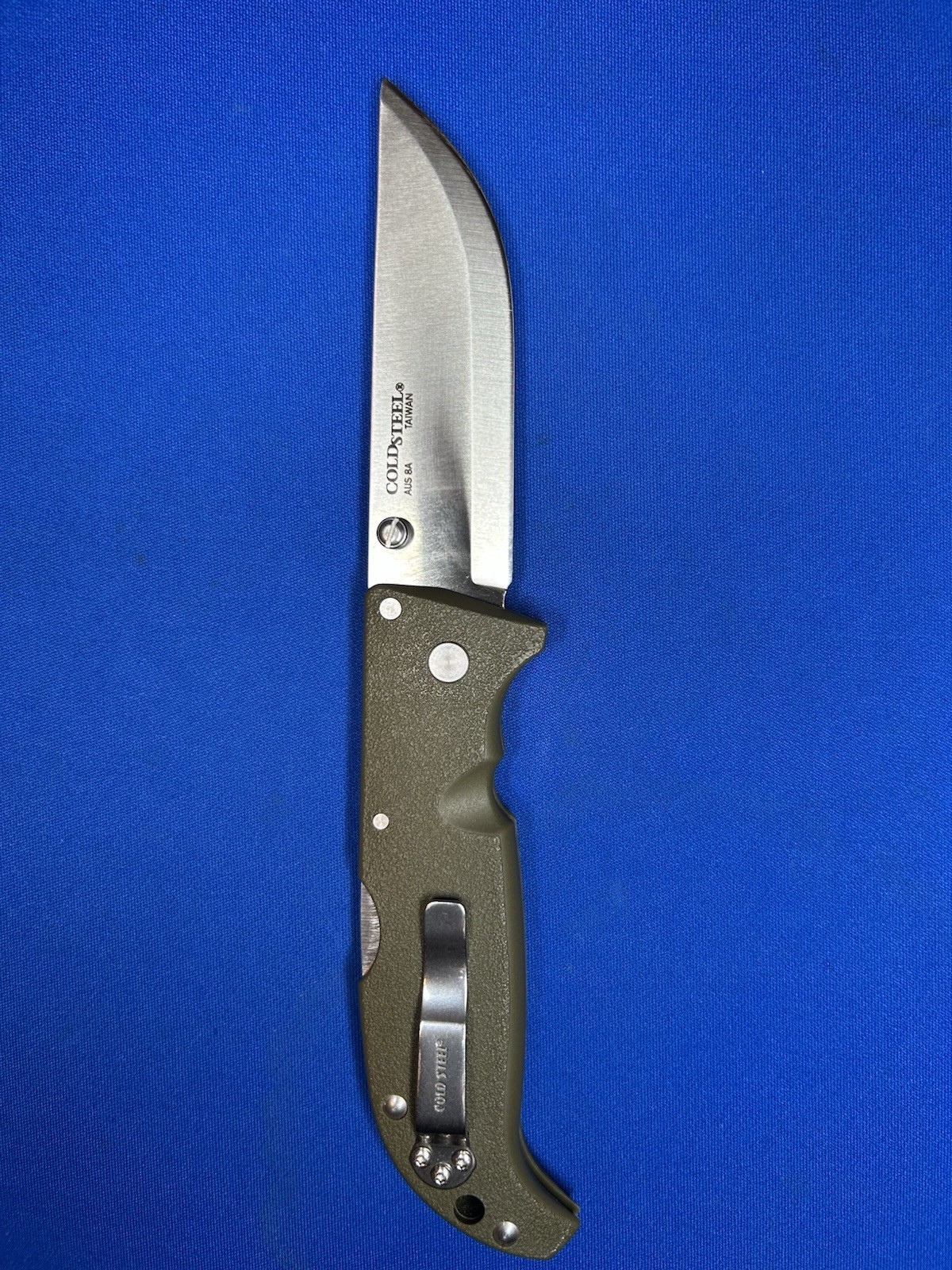 COLD STEEL Finn Wolf Tri-Ad Lock Knife AUS8A Scandi EDC/Outdoor
