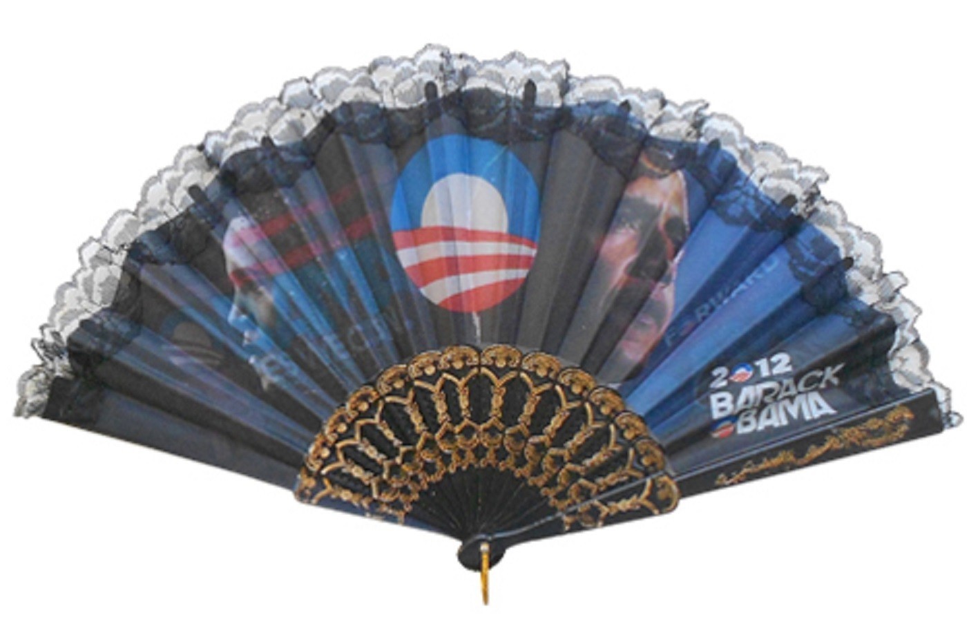 Yes We Can “2012 Barack Obama Commemorative Hand Fan