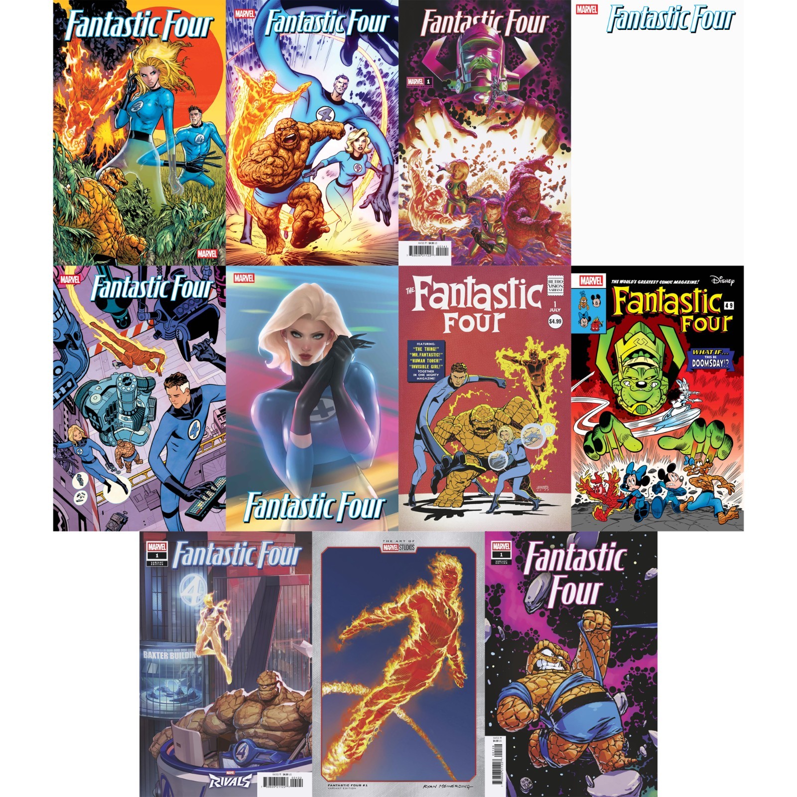 Fantastic Four (2025) #1 2 3 4 5 6 7 8 9 10 11 12 13 Marvel Comics COVER SELECT