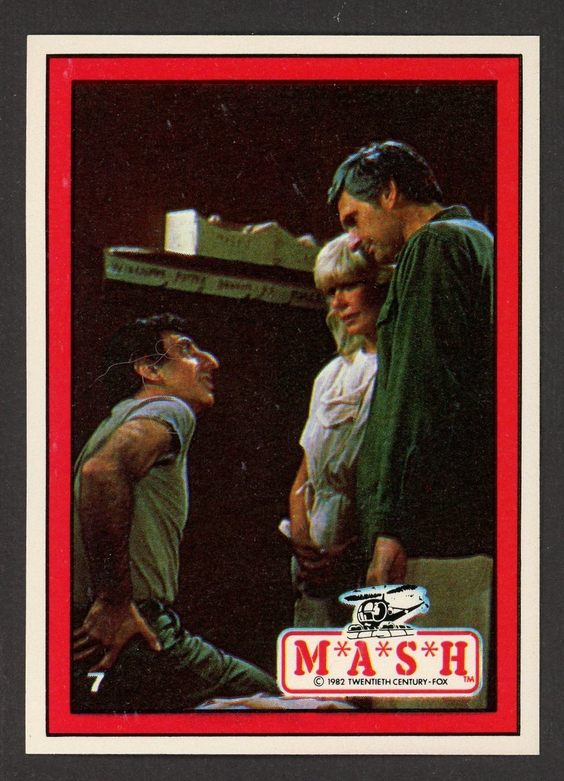 MASH 1982 War Comedy TV Show Topps Card #7 (NM)