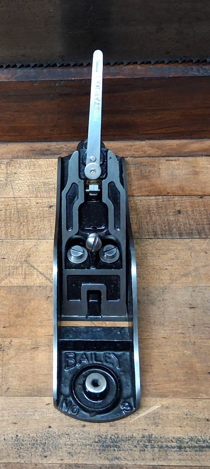 STANLEY No.3 SMOOTH SOLE PLANE “COMPLETELY GONE THROUGH & TUNED”