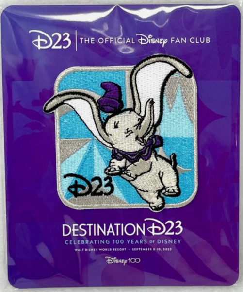 2023 Disney Destination D D23 Event Exclusive Dumbo The Flying Elephant Patch
