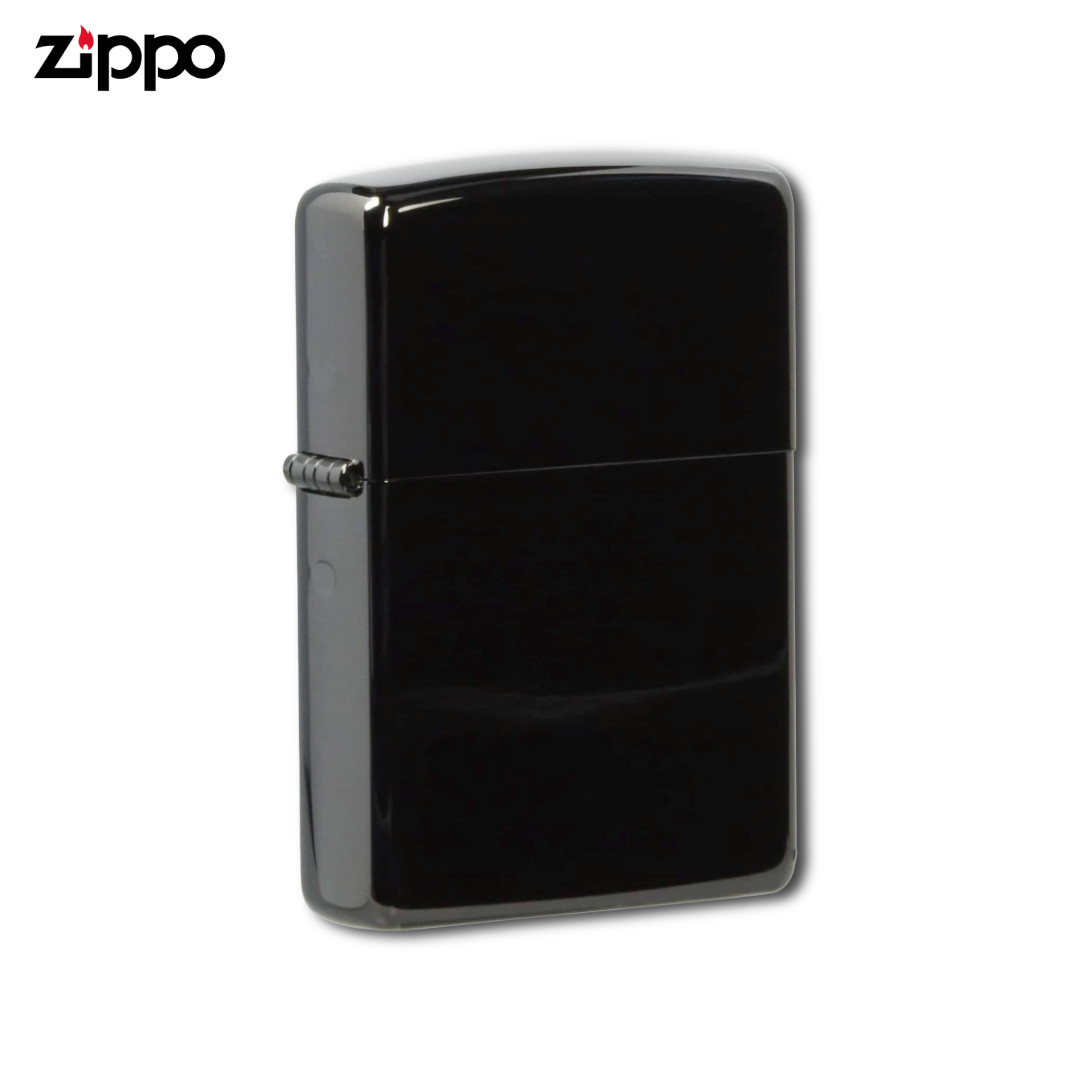Zippo Armor Black Titanium Coating Lighter 162NEO-BK2 – Deep Black Armor Case