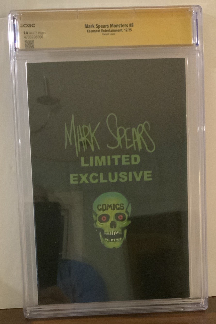 Mark Spears Monsters #8 Markman Notebook LTD 250 SIGNED/REMARKED CGC 9.8