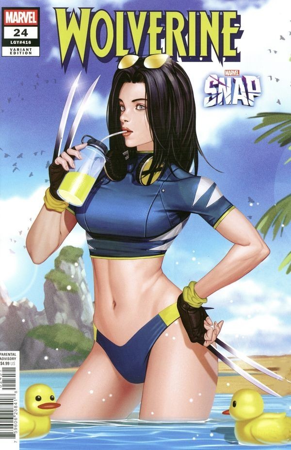 WOLVERINE #24 INHYUK LEE MARVEL SNAP SWIMSUIT VARIANT (VF to VF+) (MARVEL 2026)