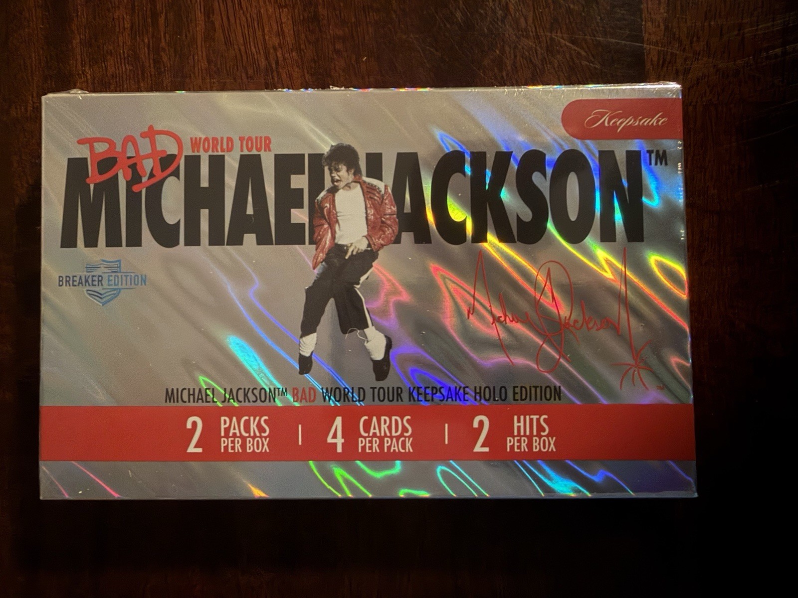 2025 Keepsake Michael Jackson “Bad” World Tour HOLO Breaker Box –IN STOCK–