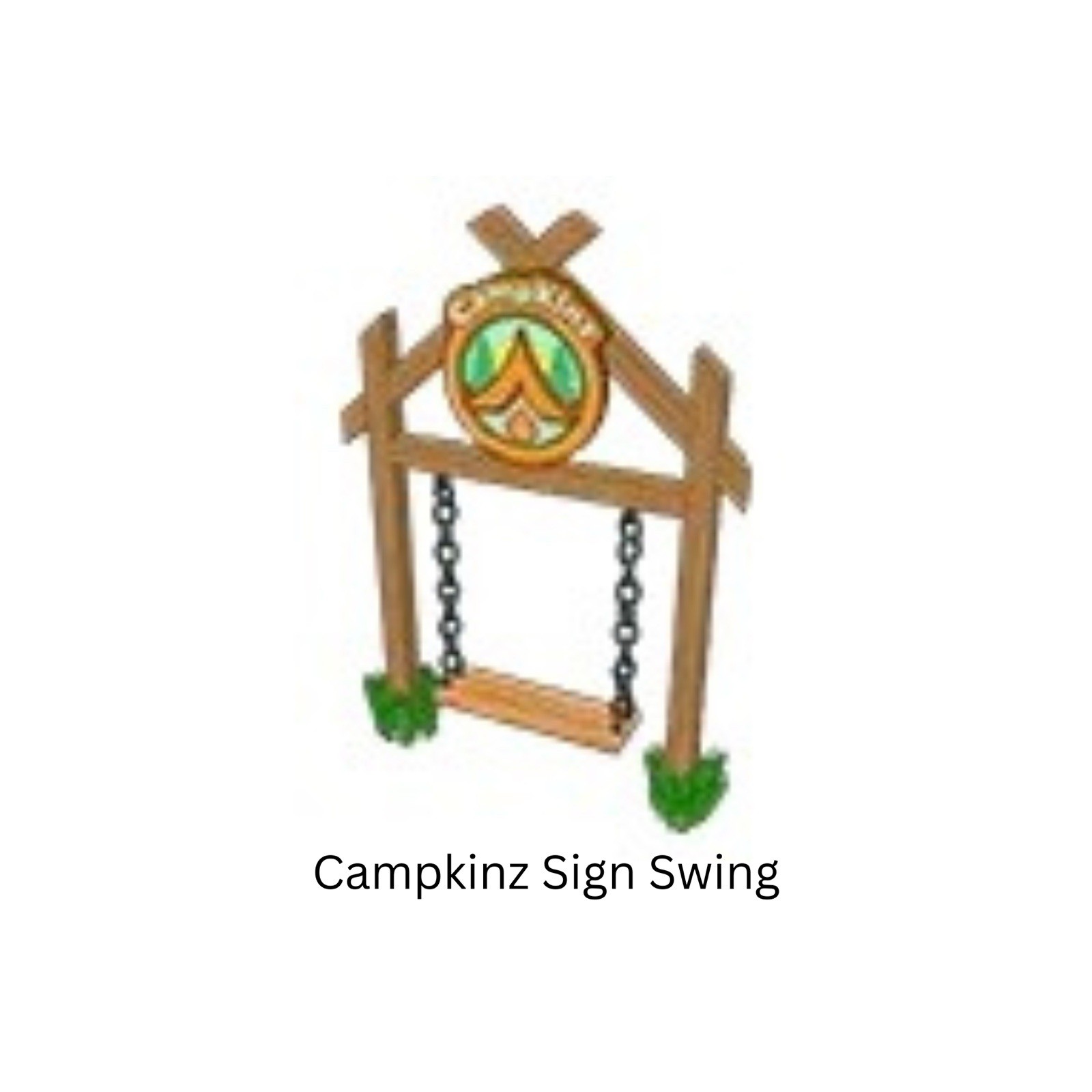Webkinz Retired Campkinz Swing Camping Playground Animated Outdoor Playground
