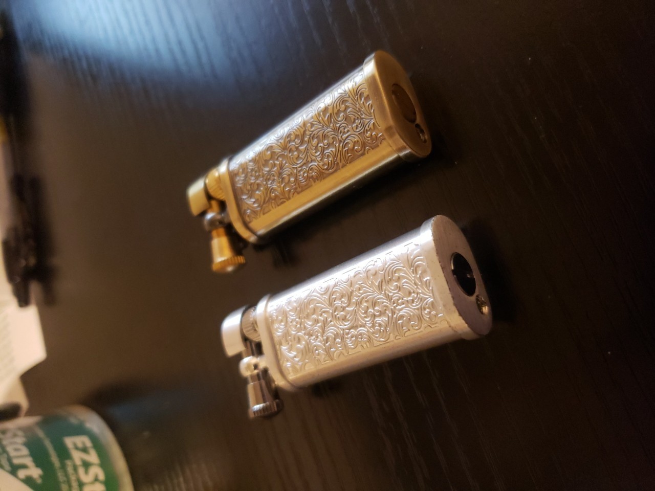 *COMBO* VINTAGE RETRO STYLE ROLLER LIGHTER Retro Fuel Saving Lighter O Ring USA