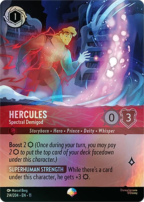 Hercules – Spectral Demigod (Epic) Holo Epic Winterspell 214/204 NM