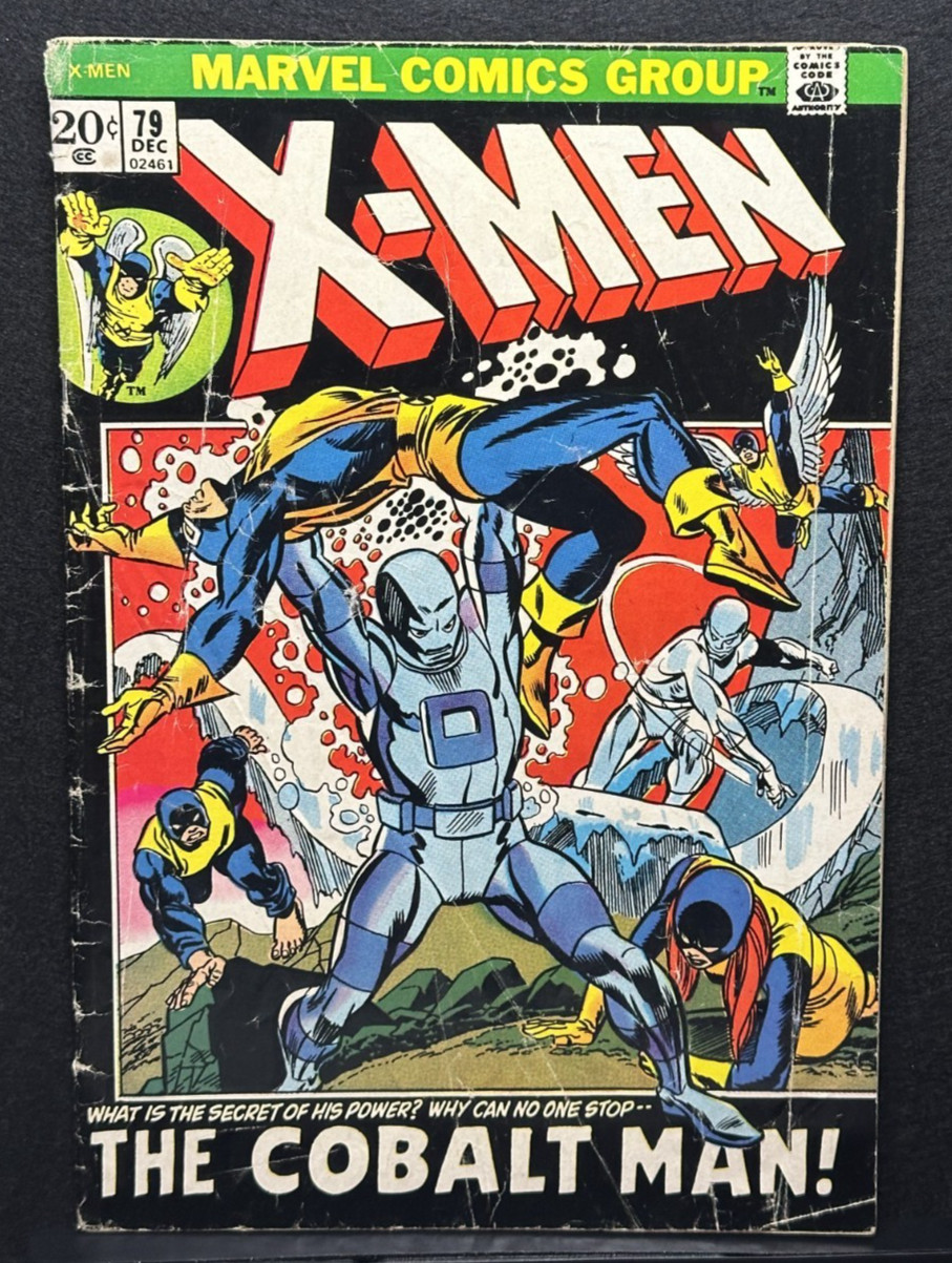 UNCANNY X-MEN #79 LOW GRADE CLASSIC KANE & GIACOIA COVER ART VS COBALT MAN 1972