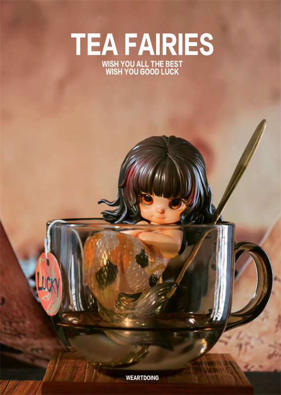 WeArtDoing Tea Fairies Black Version Limited Collectibles Fashion Model Statue