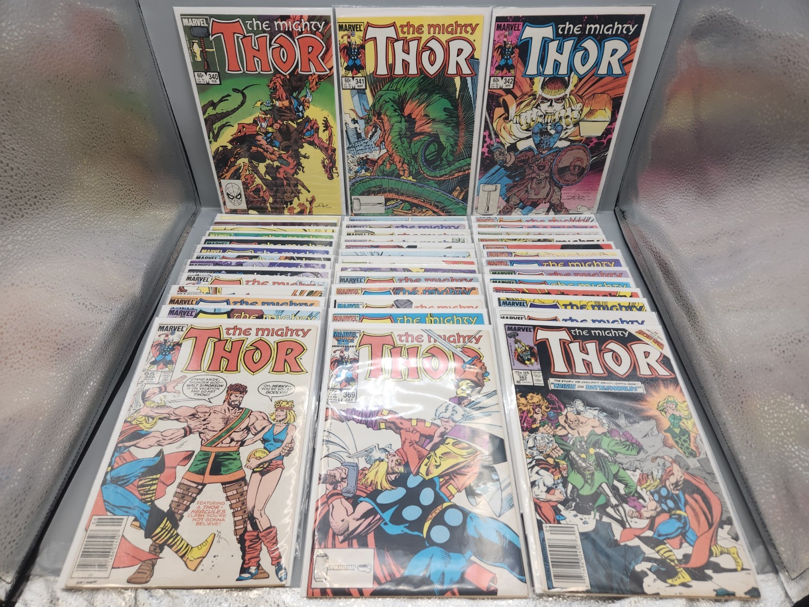The Mighty Thor #340-383 Full Run Of 44 (Marvel 1983-87)/FREE SHIPPING