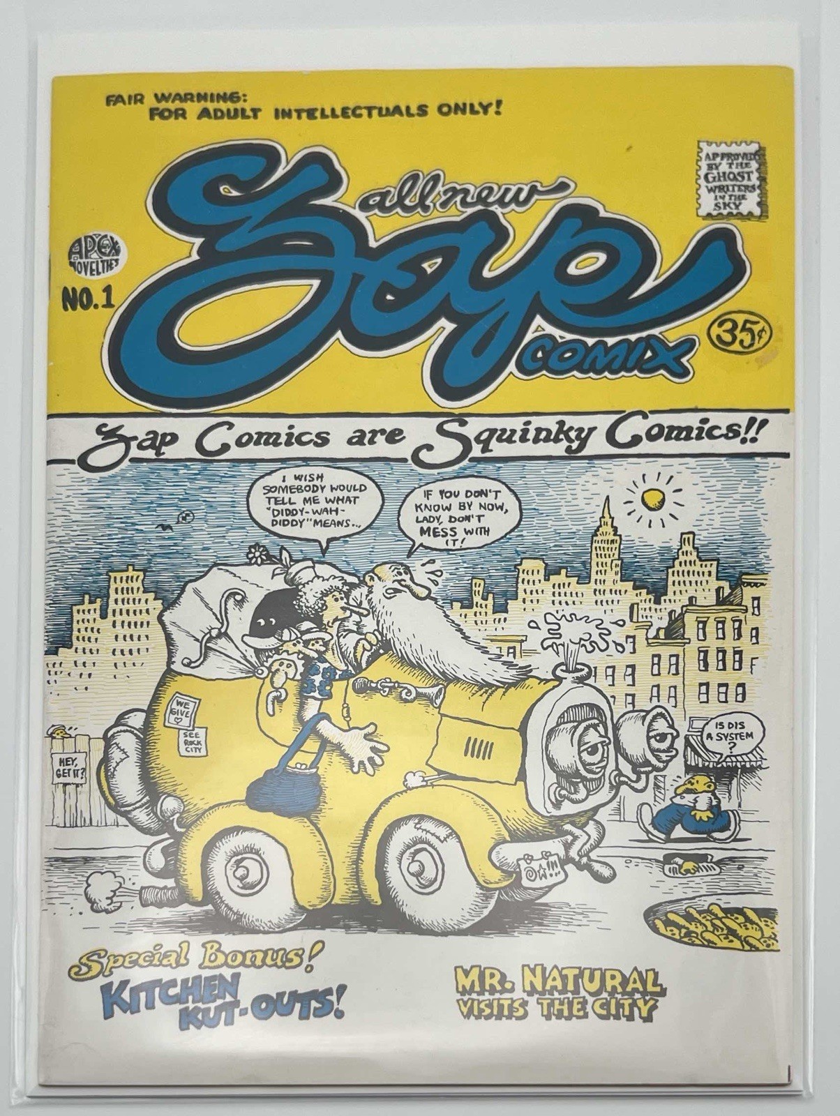 Zap Comix #1 Apex Novelties November 1967 February 1968