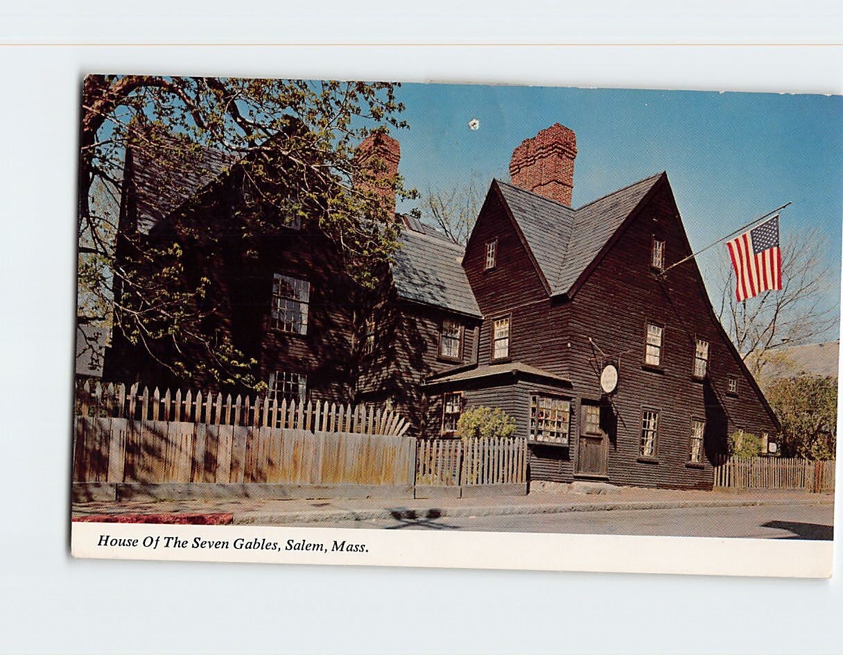 Postcard House Of The Seven Gables, Salem, Massachusetts
