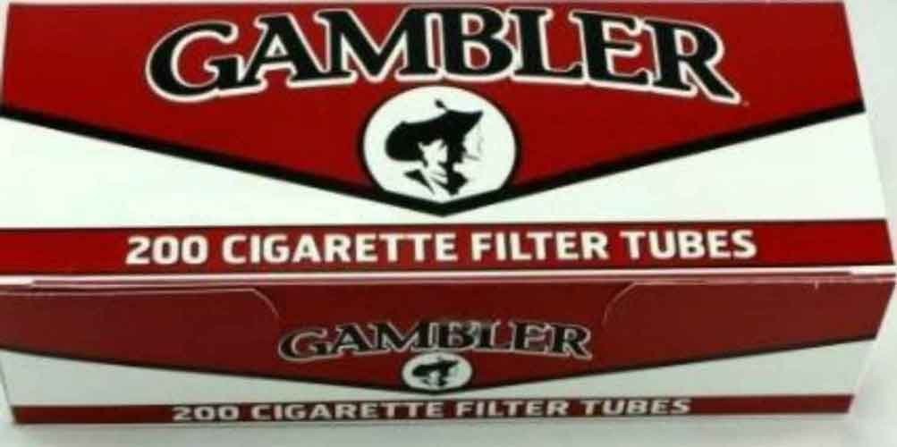200 Count Gambler King Size Rolling Paper Tubes Pack Of 5 Boxes 1000 Tubes