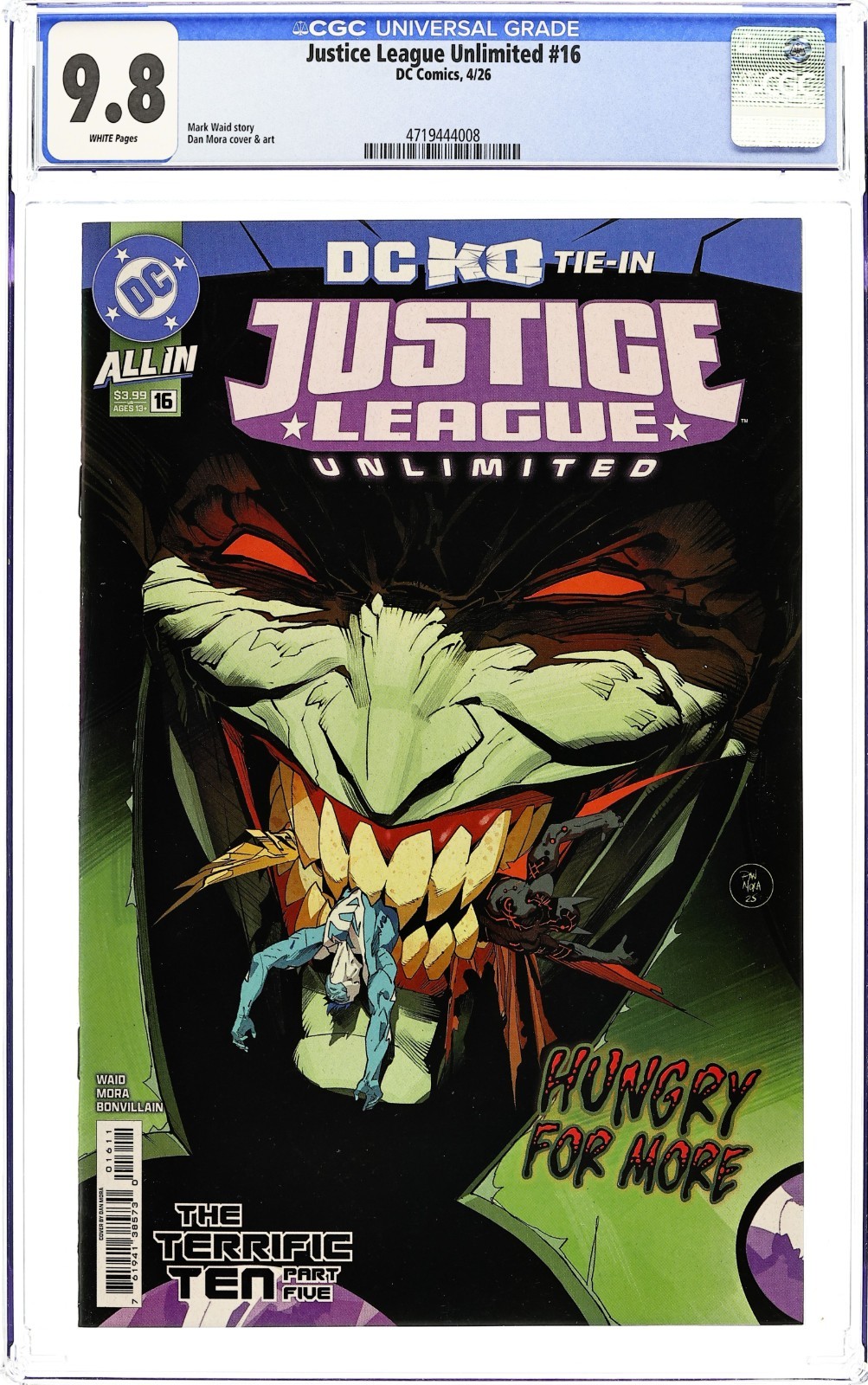 Justice League Unlimited #16A – 2026 – CGC 9.8 – Dan Mora