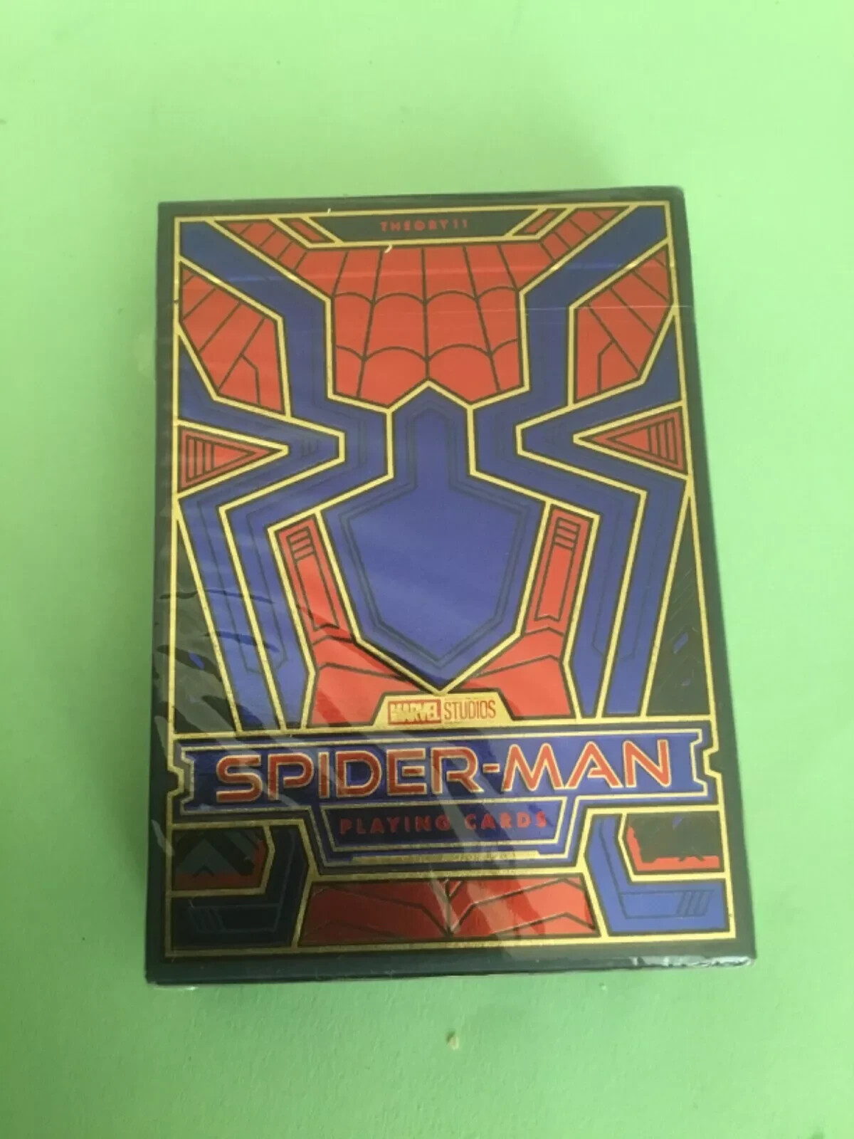 Bicycle Spider-Man playing cards complete poker set deck Theory 11