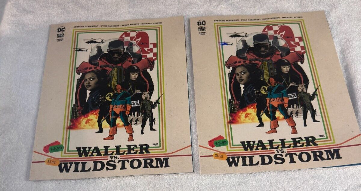 WALLER VS WILDSTORM #1 (OF 4) JORGE FORNES COVER DC BLACK LABEL MAY 2023 NM