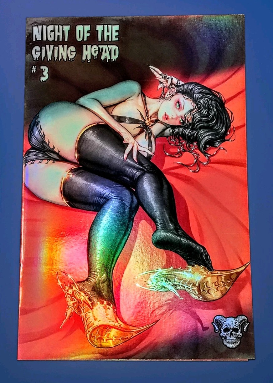Night Of The Giving Head #3 Kyuyong Eom Kickstarter Trade Foil Exclusive 12 Made