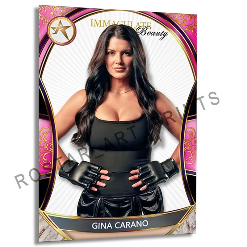 GINA CARANO 2000s Retro Beauty GOF Rostar CUSTOM Limited Card GCO4