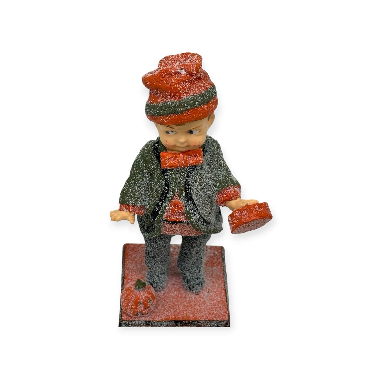 Vintage Margaret Haire KITSCHY Halloween Barnaby’s Bowtie Figurine Fall Art