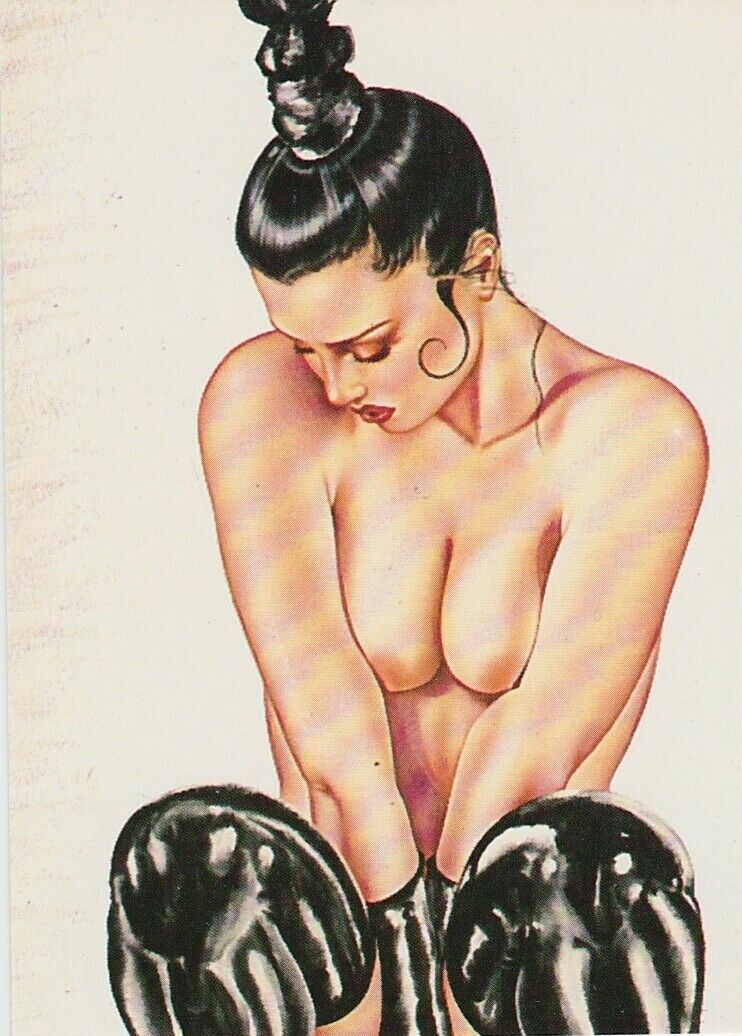 1992 OLIVIA De BERARDINIS – Vintage VERY Beautiful Art-Work Trading Card — #44