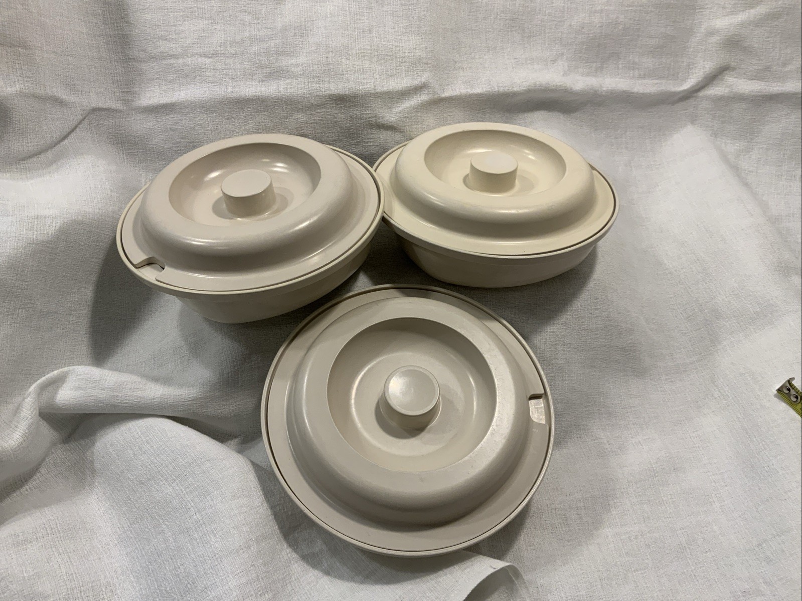 Vintage Tupperware Oven & Microwave Safe Lot Of 3- 2cup 500ml #1547-3 Bowls