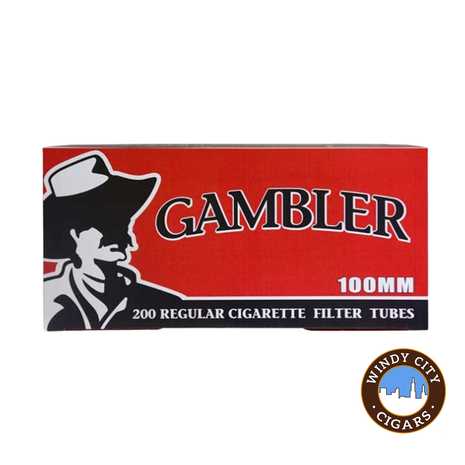 Gambler Red 100s Cigarette 200ct Tubes – 5 Boxes
