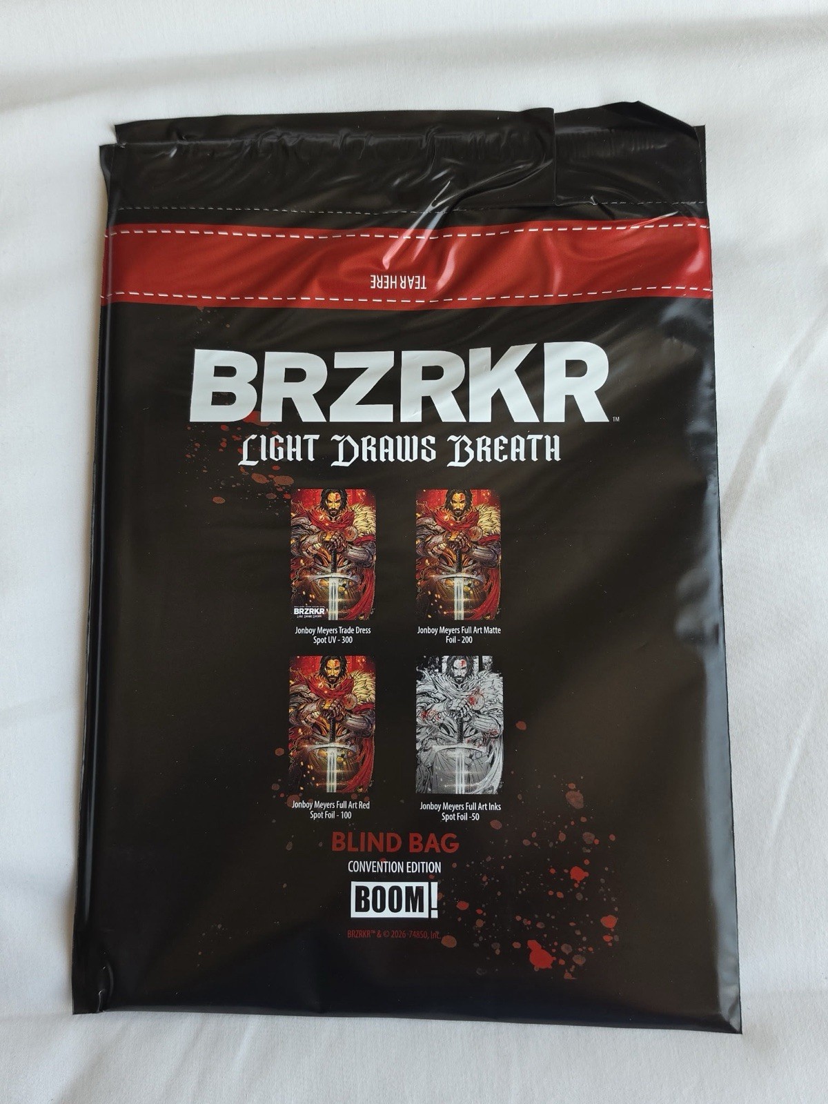 BRZRKR: Light Draws Breath Blind Bag SDCC 2026 Boom Exclusive Jonboy Meyers
