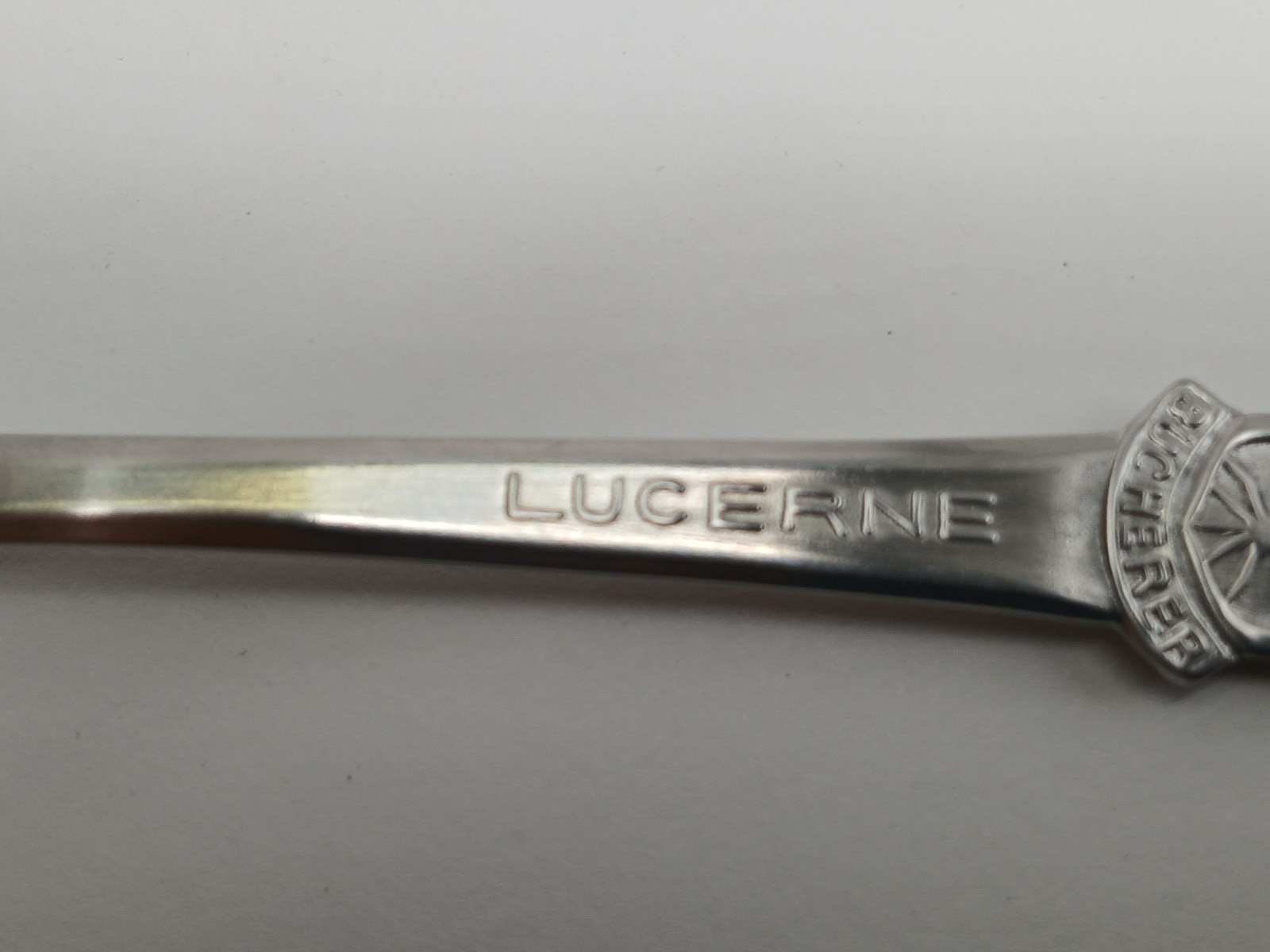 ROLEX Bucherer of Switzerland SOUVENIR SPOON Basel Collectors Piece – LUCERNE