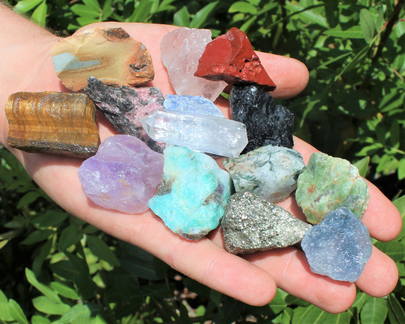 Bulk Mixed Crafters Collection: Gems Crystal Natural Rough Raw HUGE 5 lb Lot
