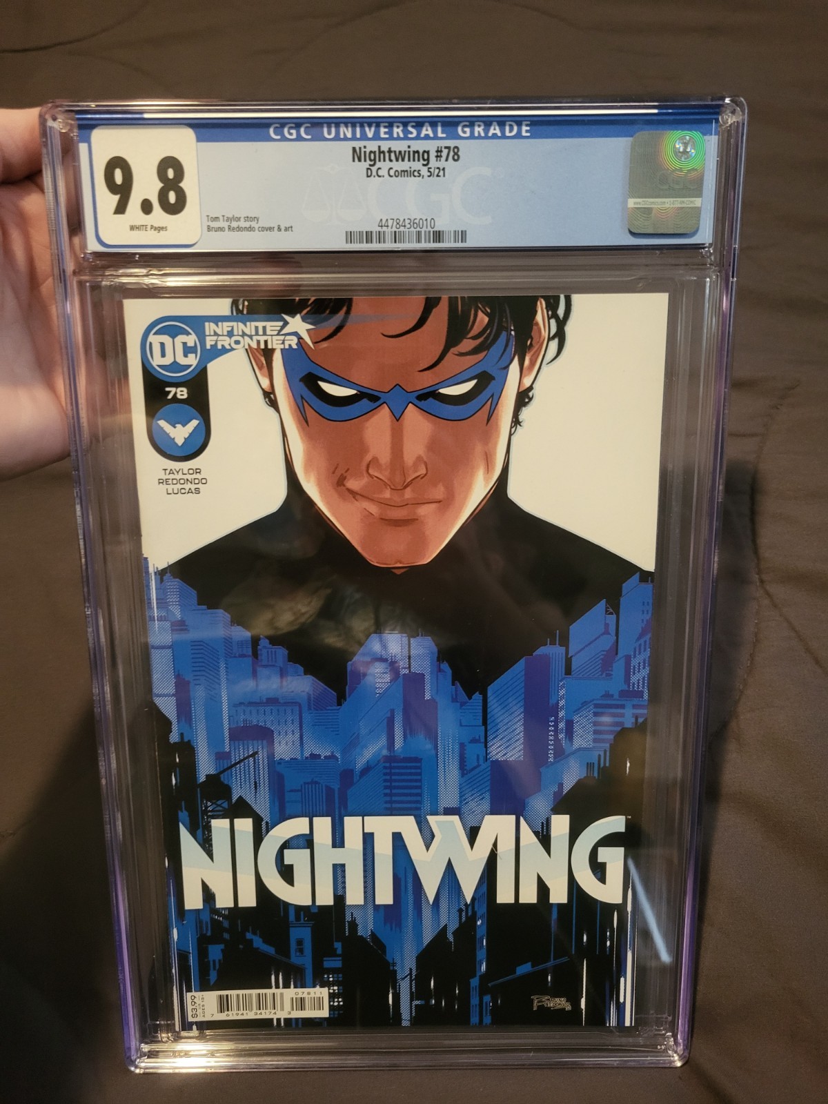 DC Comic 2021 Nightwing #78 CGC 9.8 Comic 1st App Zucco Bite-Wing Lyle Heartless