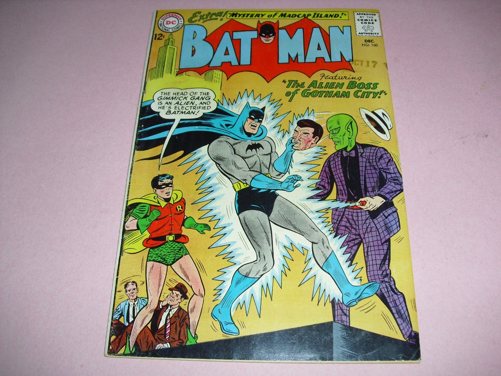 Batman #160 in FN- 5.5 COND from 1963! DC Fine F unrestored C181