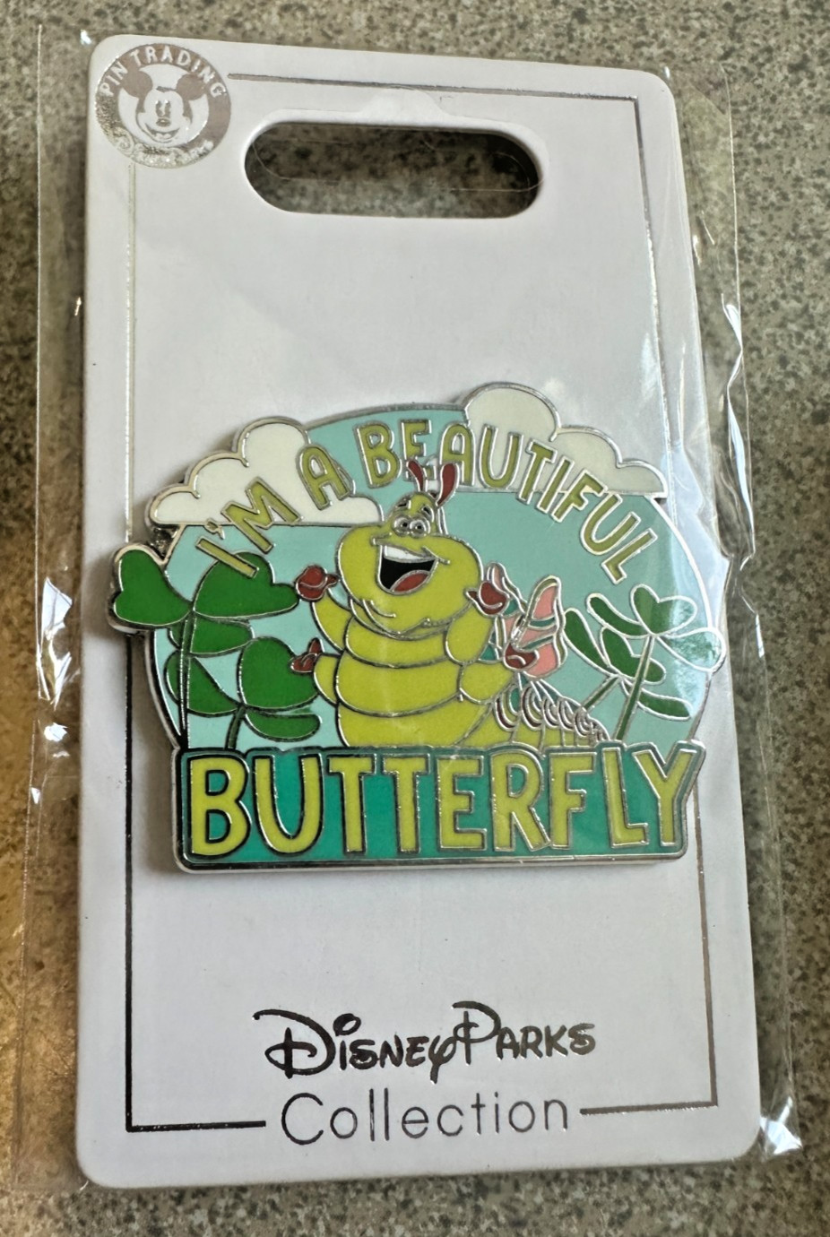 DISNEY PIN A BUGS LIFE HEIMLICH I’S A BEAUTIFUL BUTTERFLY PIXAR DS 140352