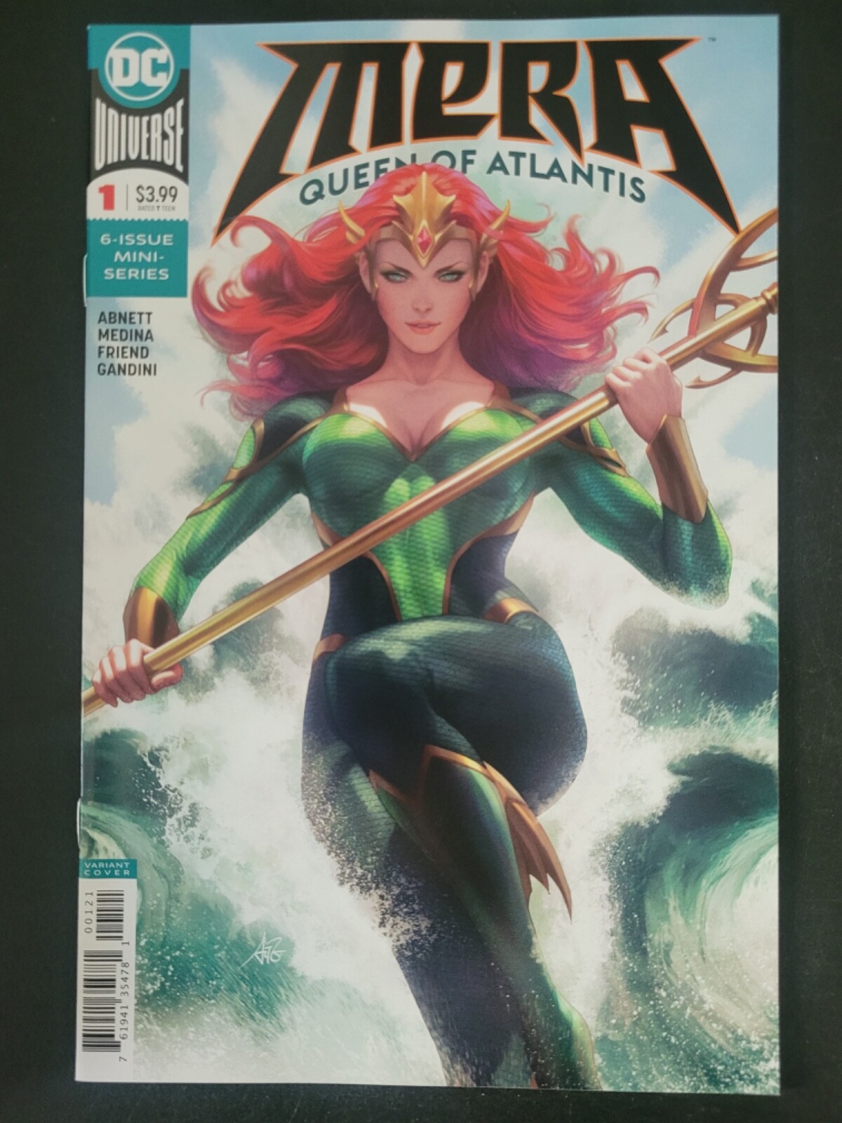 MERA: QUEEN OF ATLANTIS #1 (2018) DC UNIVERSE COMICS ARTGERM VARIANT COVER
