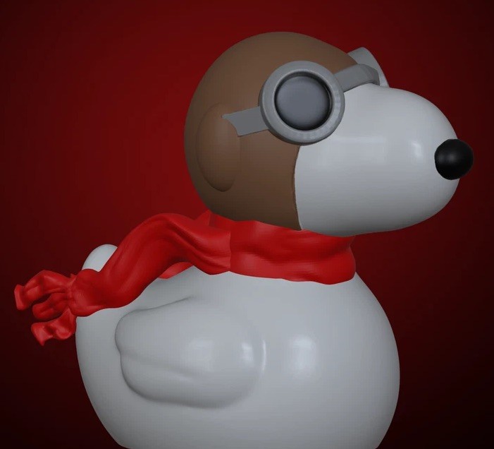 Snoopy Pilot Duck Duck Jeep Duck