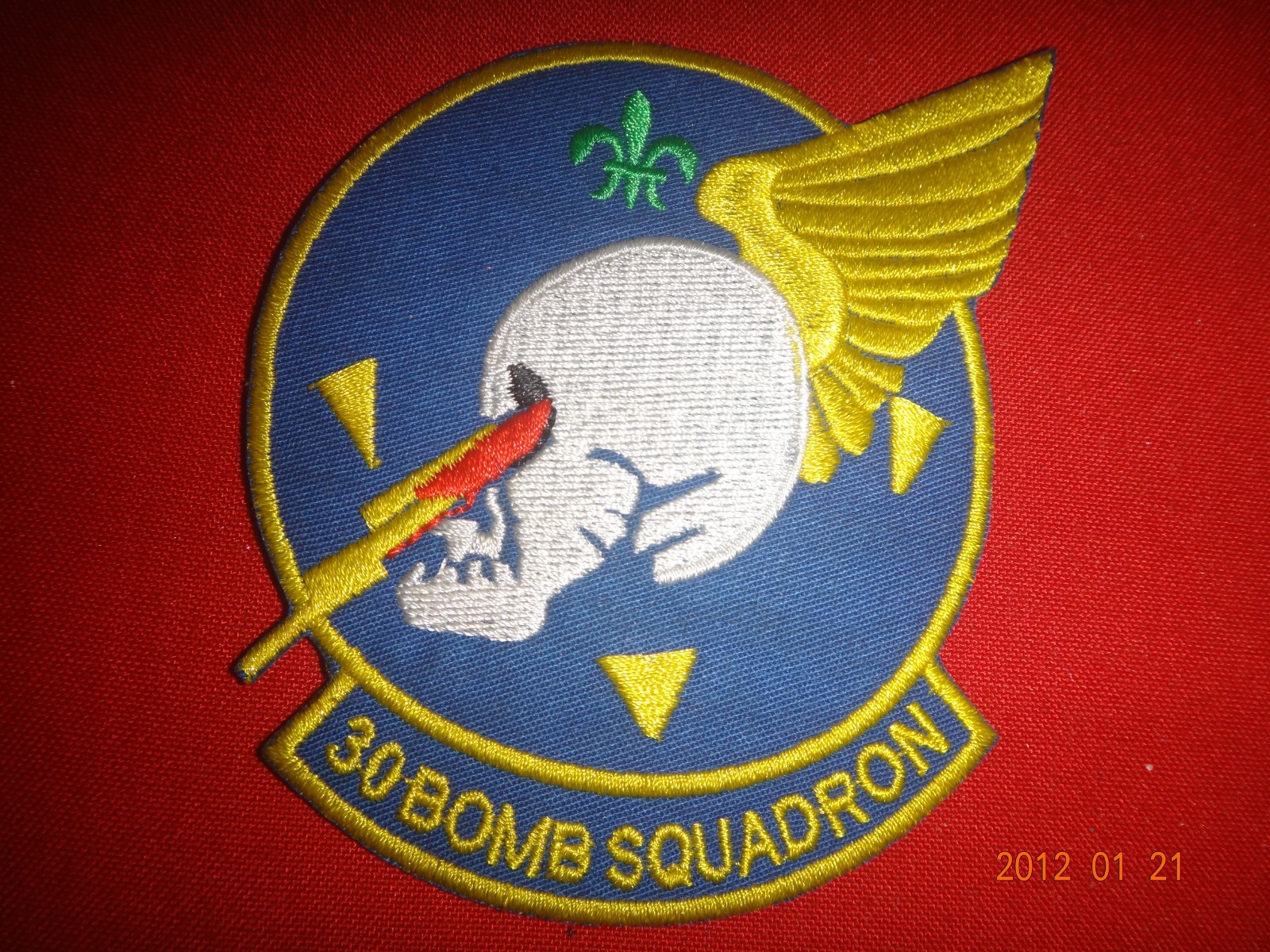 Korea War (1950-53) US Air Force 30th Bombardment Bomb Squadron Patch