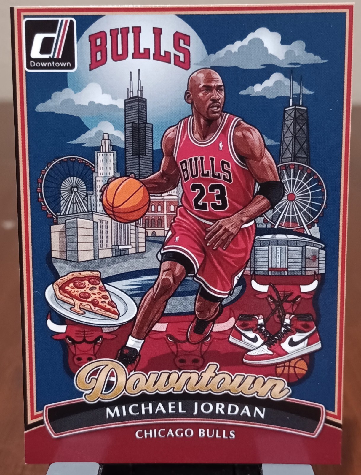 2026 Michael Jordan”Custom Fan Art” Downtown & Kaboom Inspired Sports Card.