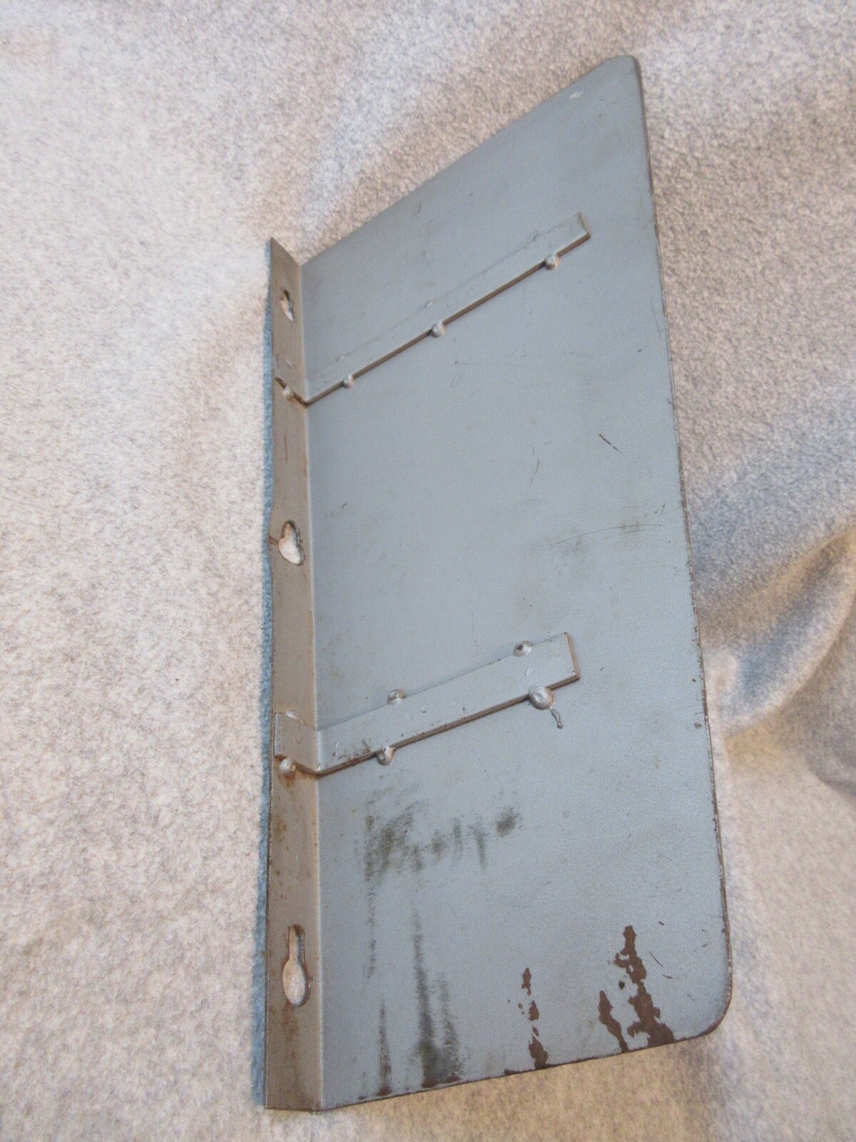 1950’s IDENTIFICATION MEDAL Machine TOPPER 16″ x 8″ STEEL SIGN 2.5 Pounds